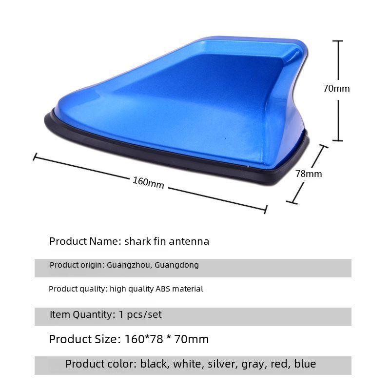 Shark Fin Car Antenna: Signal-enhancing, No-drill Roof Tail Decoration