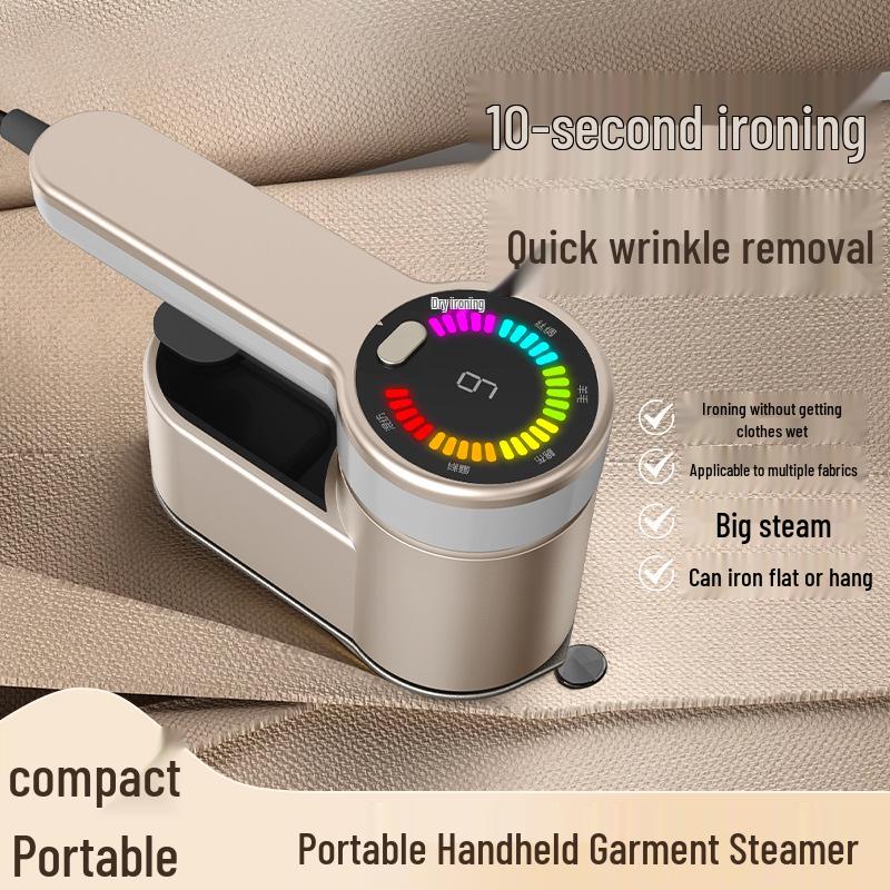 Portable Handheld Steam Iron & Ironing Board: Compact Home and Dorm Iron for Quick Wrinkle Removal