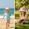 Breathable Kids Sun Protection Hat Lightweight Beach Hat Foldable Quick Dry Fisherman Hat  Summer