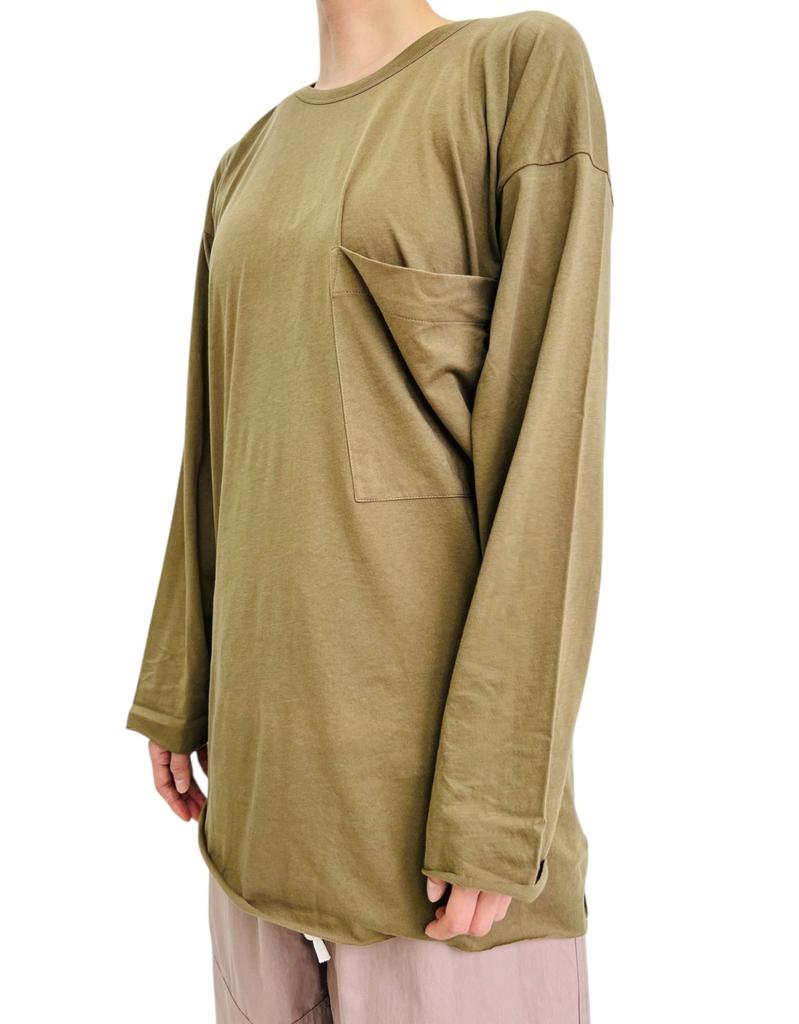 Lullakulla Stella Pocket T-Shirt_Khaki
