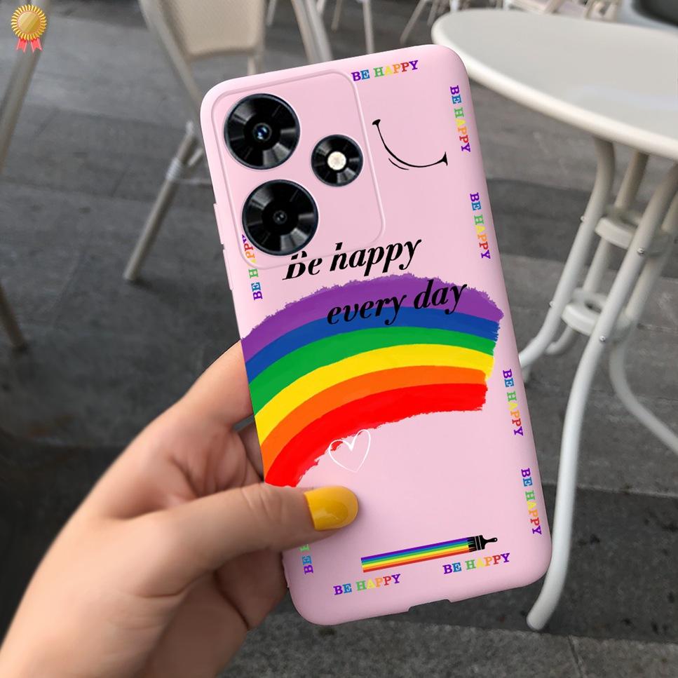 For Infinix Hot 30 Play 30i 4G Case Cute Astronaut Painted TPU Silicone Shockproof Cover For Infinix Hot 30 Play 30i Phone Case