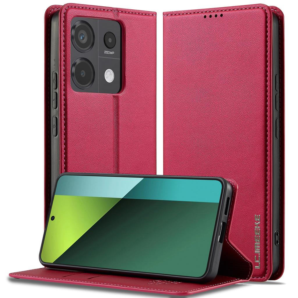 Strong Magnetic Card Solt Wallet Leather Case For Xiao Redmi Note 14 Pro 5G 13 12 11 Book Stand Business Flip Business Bag Cover