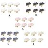 6x Nordic Style Round Nursery Dresser Knobs For Cupboard Door Handles Unique Decorative Door Handle