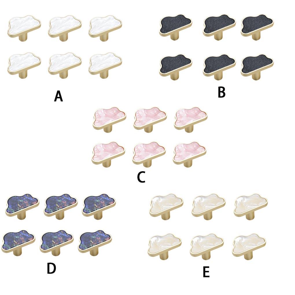 6x Nordic Style Round Nursery Dresser Knobs For Cupboard Door Handles Unique Decorative Door Handle
