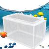 Fischzuchtbox mit Saugern Aquarium Züchter Netzbox Jungfisch Trennnetz Becken Inkubatorbox Jungfischaufzucht