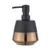 Seifenspender - WENKO - Brandol - Keramik - 450 ml - Schwarz - Kupfer