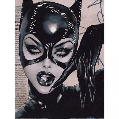 Catwoman Pearls Print