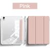 Z TriFold Stand Clear Pencil Holder Tablet Case for IPad 12th A18 11th A16 M5 M4 Pro Air 11 13 12.9 M3 M2 Air 4 5 2025 Mini 7 6 8.3 Cover