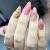 Three-dimensional cat's eye gilt carved vine temperament, wind removable manicure 30 pieces press on nails