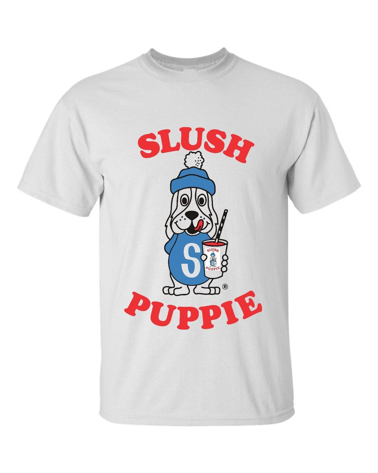 Футболка с логотипом SLUSH PUPPIE МОРОЖЕНОЕ ХОРОШЕЕ НАСТРОЕНИЕ ВКУС СМУЗИ РЕТРО XL