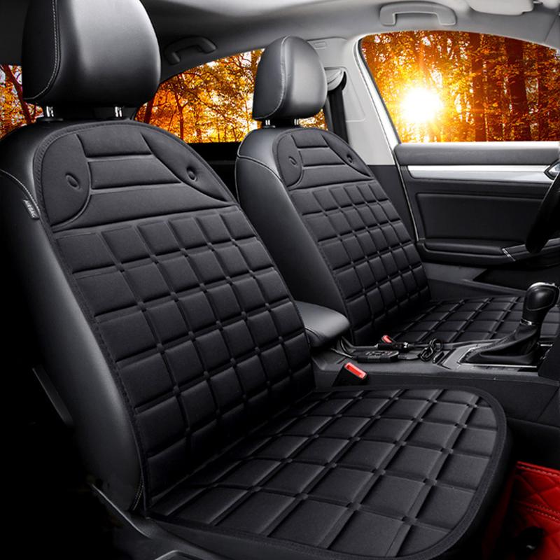 Heated Car Seat Cushion Cover Hot Keep Warm Winter Household Cushion Universal 12V Heating Seat Cushion Auto Accessories Electric Seat Heater