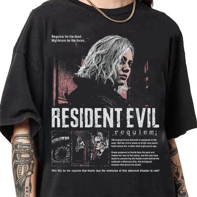Resident Evil Requiem Tematické tričko Hra Pánské Dámské Letní Bavlněné Oblečení Ležérní Móda Kulatý Výstřih Krátký Rukáv Tričko Streetwear