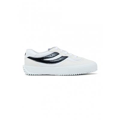 Superga 2837 Microfiber Nylon White Black S111hkw909