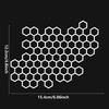 Motorcycle Sticker Honeycomb Helmet Decals Stickers Helmet Decal Waterproof Stic