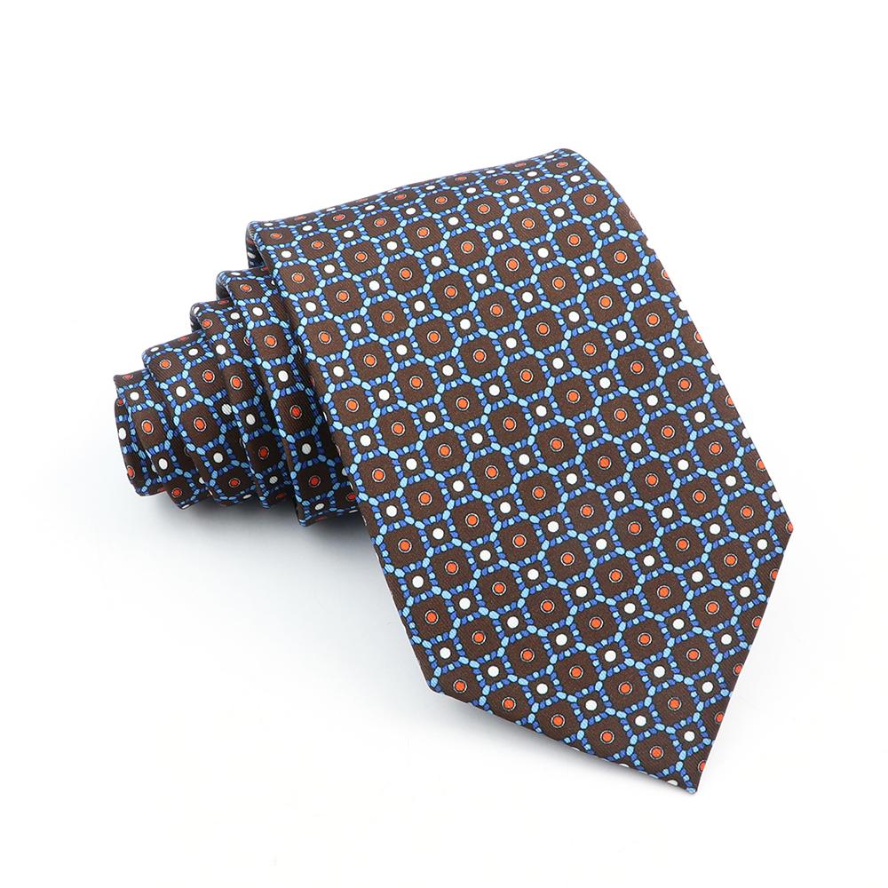 Supermjuka bohemiska sidenpolyesterslipsar för män Nyhet Design Bröllopskontor Företag Gravata tryckt slipspresent