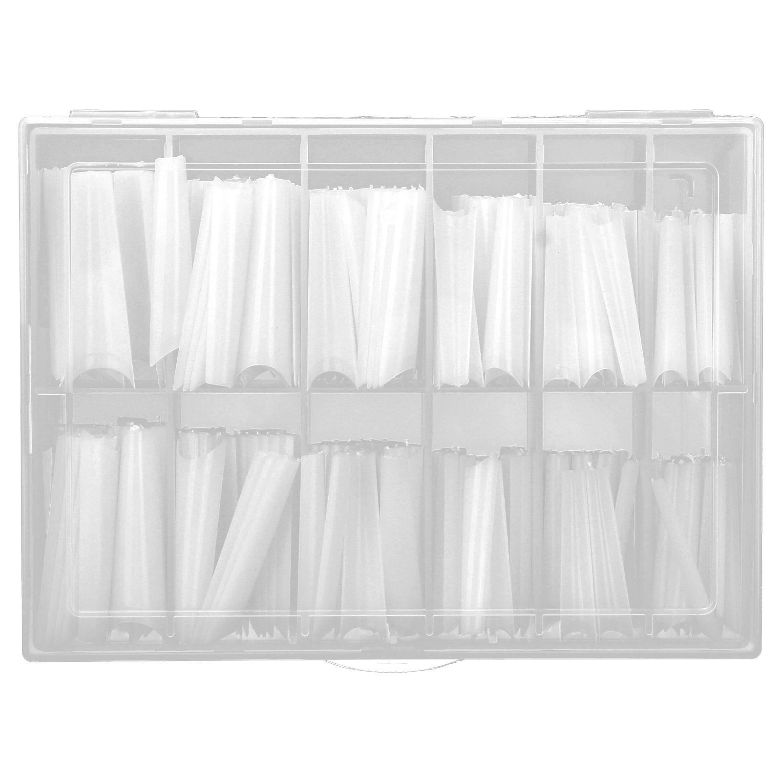 

240pcs Extra Long Nail Tips Artificial French False Nail Tips for DIY Nail SalonNatural