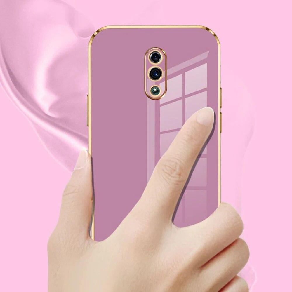 For Oppo Reno Case Camera Lens Protection For Oppo Reno Phone Case CPH1917 Cover Reno 6.4" Hard Matte Transparent Shockproof
