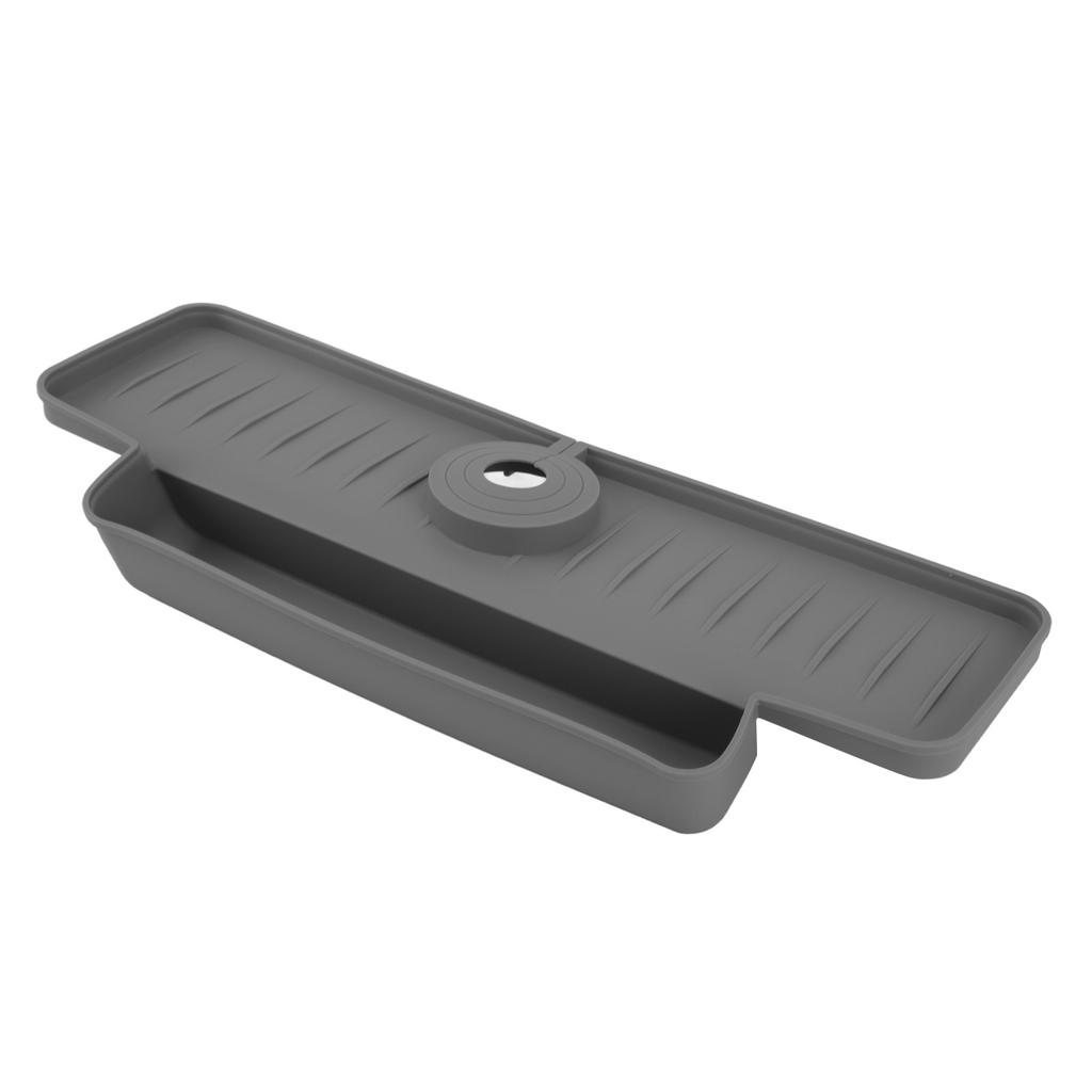 Faucet Splash Proof Draining Rack Silicone Foldable Faucet Handle Drip Catcher Tray Drainer Shelf