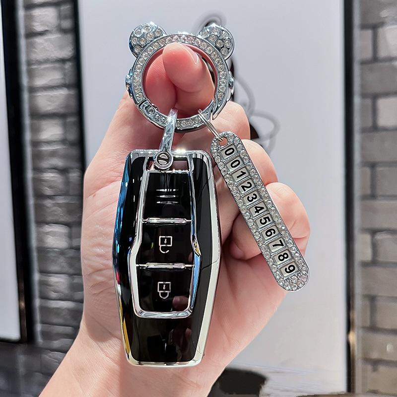 Tpu Car Remote Key Case Cover Protect Shell Fob For Mitsubishi Outlander Control Accessories