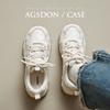 Augustine White Sneakers Women's New Summer Mesh Lightweight Casual Mountaineering Platform Dad Shoes