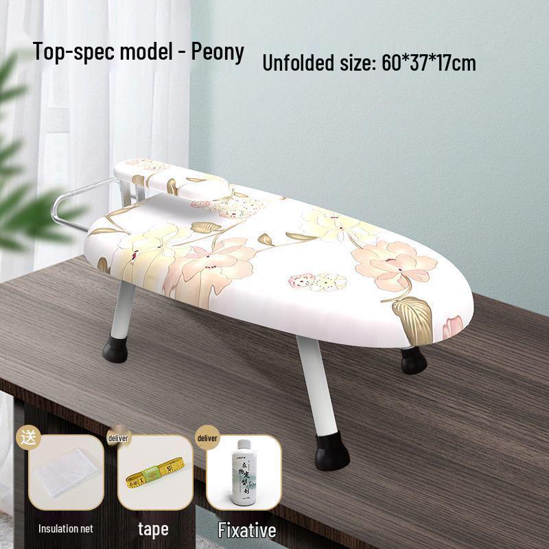 Compact Folding Universal Ironing Board - Mini Electric Mat Table for Clothes