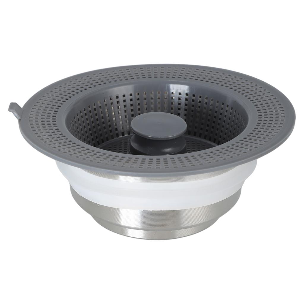 Universal Kitchen Sink Drain Strainer Stainless Steel Practical Sink Filter Efficient Filtering Kitchen Sink Plugs