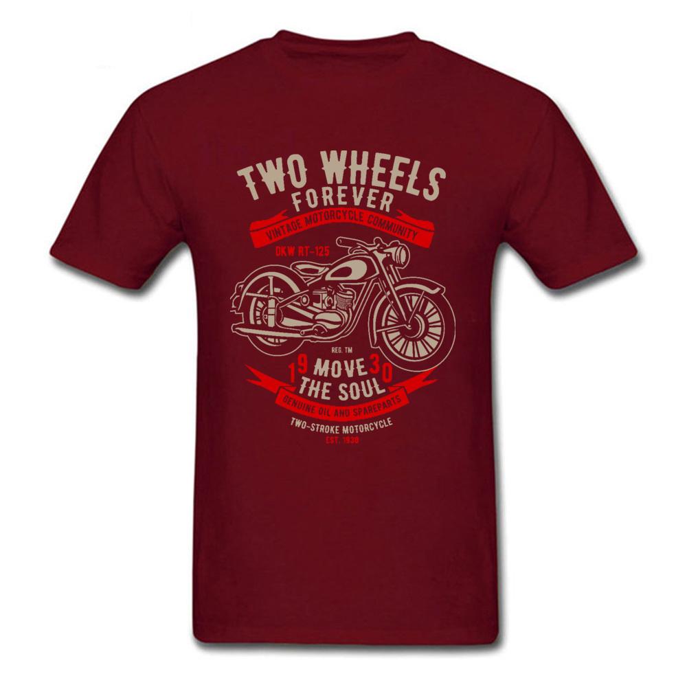 Vintage Retro Motorcycle Community Cycle Black T Shirt Motobike Cool Fashion New T-shirts Father Day Cotton Streetwear Tshirt