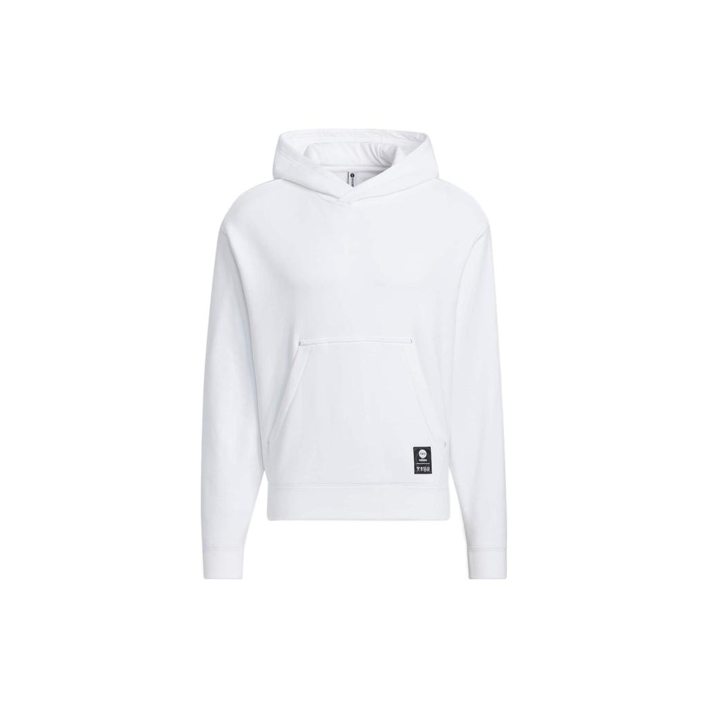 Adidas Neo Logo Patch Hoodie Long Sleeve Unisex Tops White HZ2424