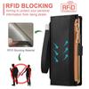 Leather Wallet Case for Samsung Galaxy Z Fold 4 3 2 5 6 ZFold4 ZFold3 Z Fold2 ZFold5 with Pen Holder Card Slot Zipper Flip Cover