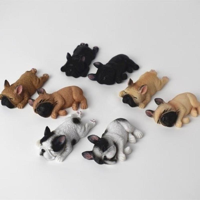 1Pcs French Bulldog Sleep Fridge Magnet Sticker Refrigerator Home Decor Healthy Color Random