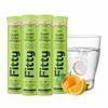 Fitty Appelciderazijn Fizz 600mg Sinaasappelsmaak met Vitamine B6 Nul Suiker Pak van 4 X 15 Tabletten