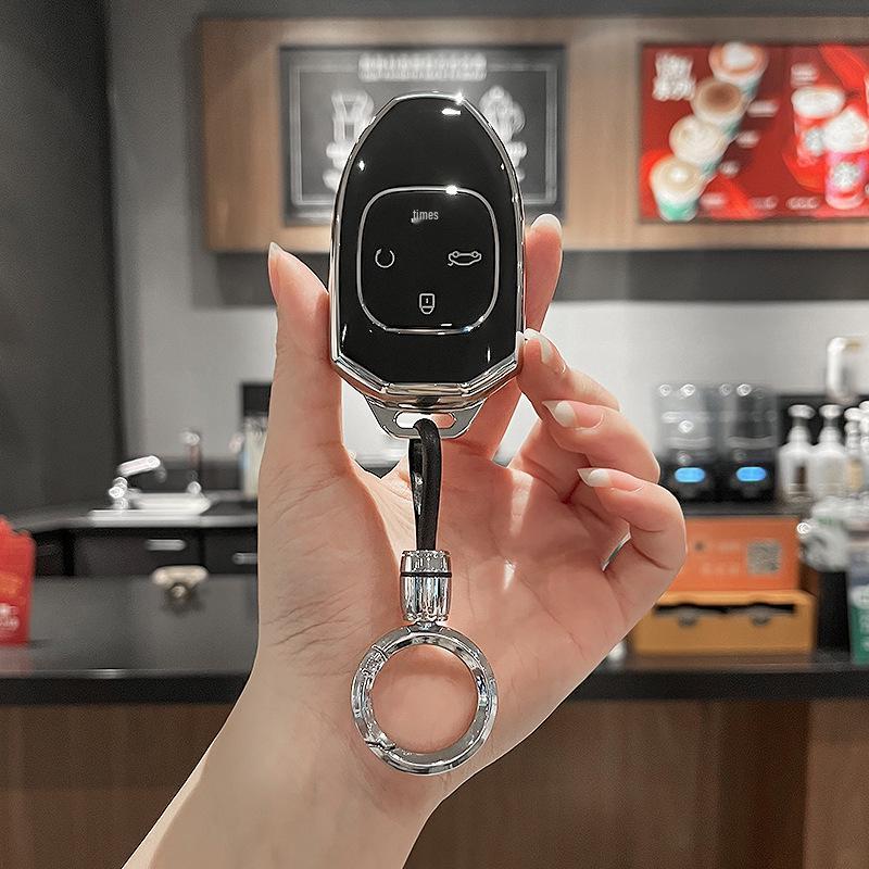 GAC Aion Y Key Case Shell with Charm and Buckle for Interior Modification