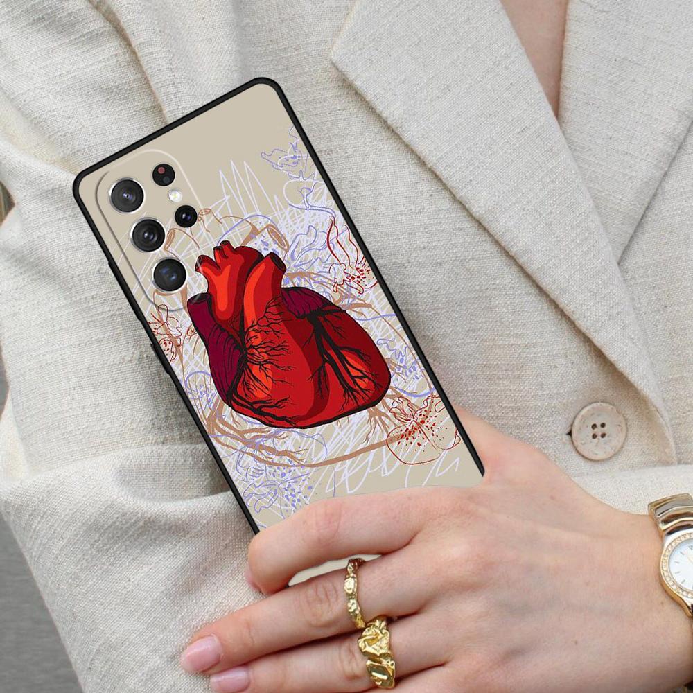 Medical Human Anatomy PRINT Cell Phone Case for Samsung Galaxy S26 Ultra S25 S24 S23 S22 S21 S20 Note10 Cover