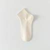 5 Pairs of Women's Spring and Summer Thin Pure Cotton Deodorant Sweat Absorption Sports All Match Mid Tube Socks