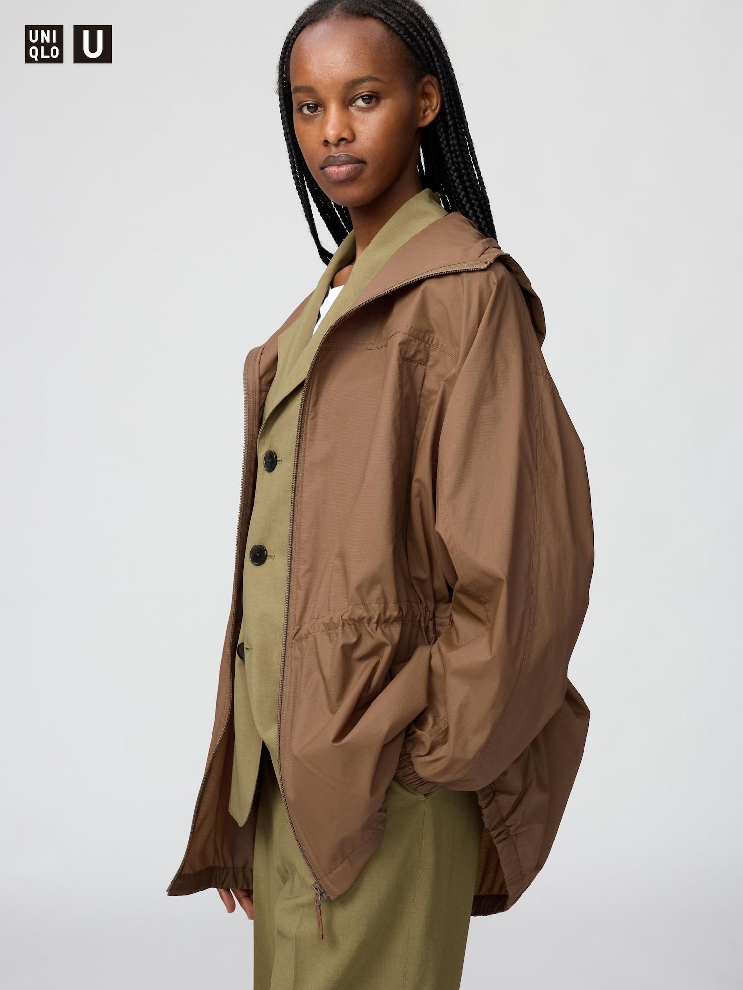 

Uniqlo Япония Худи Оверсайз с защитой от УФ-лучей Прозрачное 35 BROWN/XS