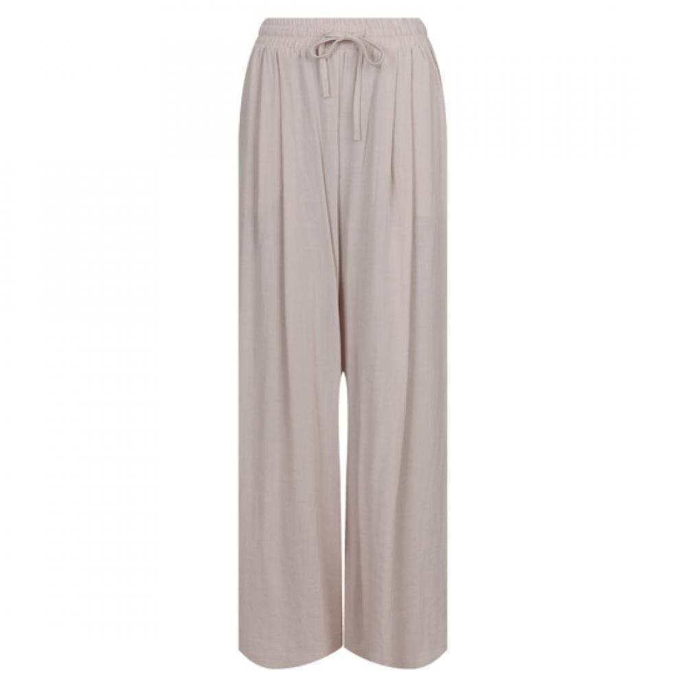 Shop   Women Linen Pleated Wide Summer Pants Light Pink Pic Wpt 21324