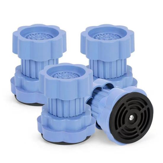 4/8Pcs Washing Machine Universal Heightening Pads Washer Dryer Leveling Stand Easy To Install Noise Reduction Anti-Vibration Riser Pads