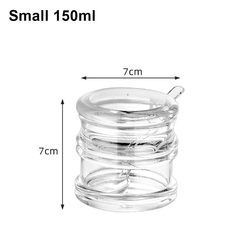 

1 шт. S/M/L Бутылки для специй Акриловые солонки перечницы Новые банки для приправ small 150ml