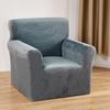 Velvet Sofa Cover Stretch Full Protection Dustproof Elastic Sofa Protector