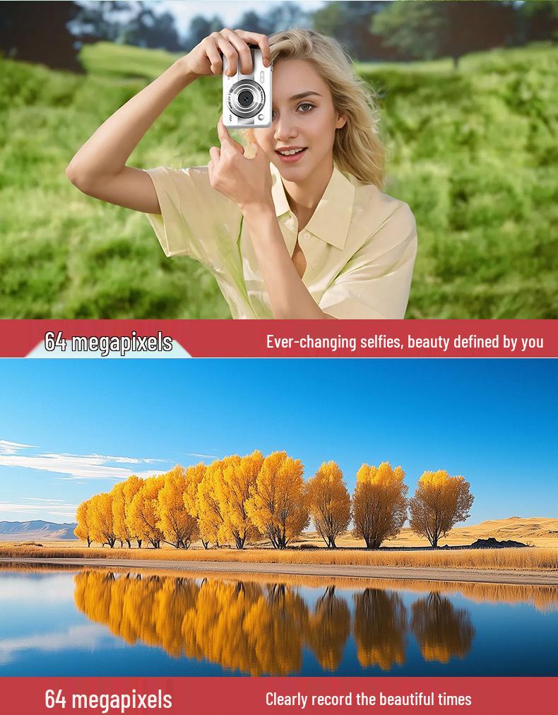 H11 HD Retro-Style Student Camera: Portable Children's Digital Card Camera Gift