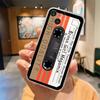 Przezroczyste etui na telefon w kształcie kasety magnetofonowej dla iPhone 15 14 13 12 Mini 11 Pro Max XS X XR 7 8 Plus Przezroczyste Wstrząsoodporne Silikonowe Etui