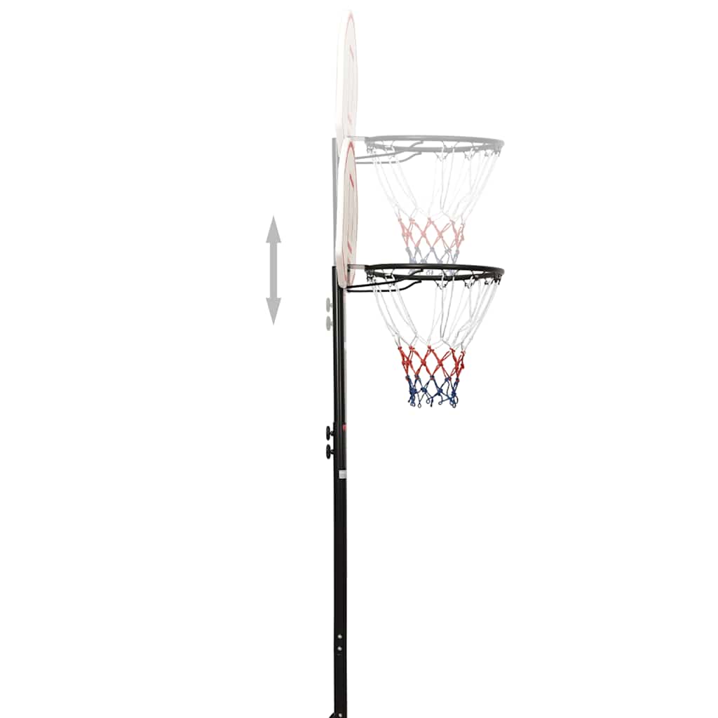 Basketball Hoop Stand White 216 250 cm Polyethylene