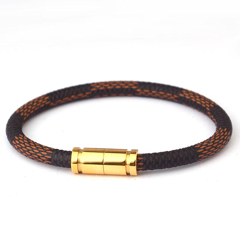 

Магнитная застежка из нержавеющей стали Старый цветочный шнур 5,0 мм Лицом к лицу Браслет DIY Ювелирный аксессуар Plain Clasp - 20cm