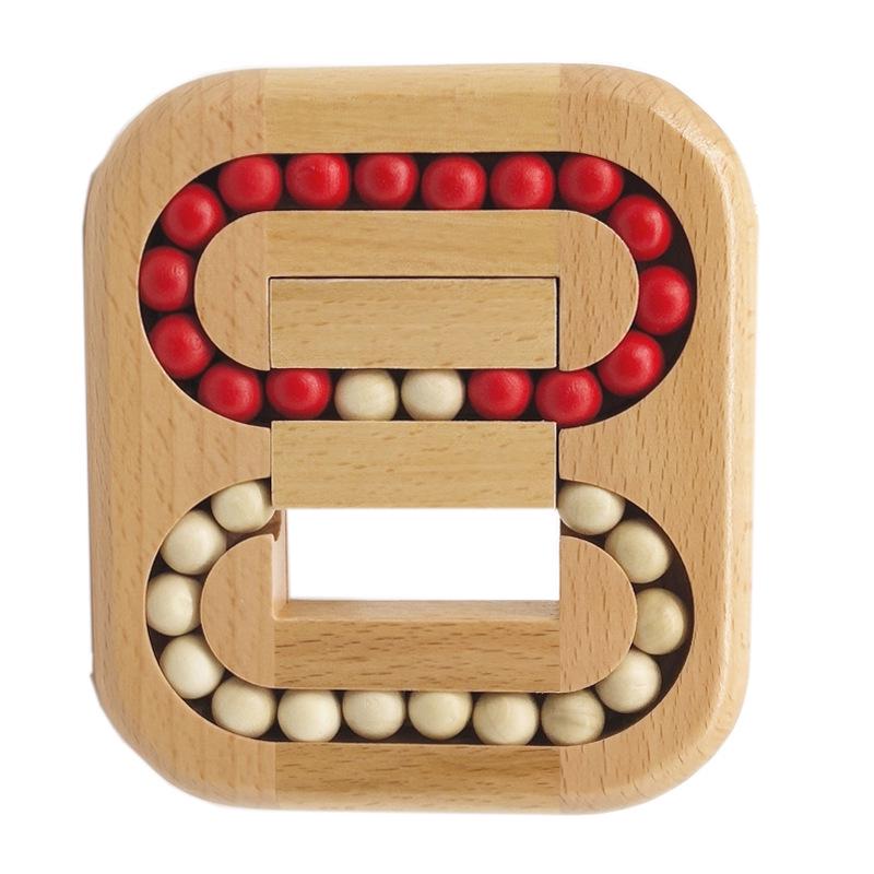 Children's Wooden Brain Teaser Puzzle for Cognitive Development and Stress Relief
