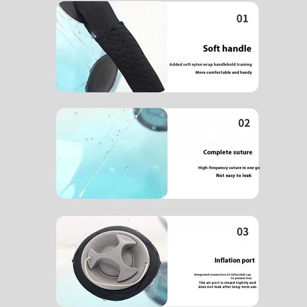 1 szt. Worek Wodny Treningowy Baseballowy - Piłka Treningowa Wypełniona Wodą, Piłka Treningowa Aqua z Obciążeniem | Piłka Treningowa Wypełniona Płynem z Uchwytem