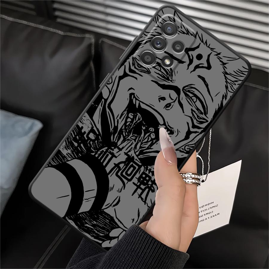 Soft Back Phone Cover Case for Samsung Galaxy A10 A20 Note 20 Ultra 9 10 A05 A03 A01 A02 A04 A06 A30 A40 A50 A70 Anime J-ujutsu