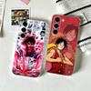 Straw Hat Luffy Eternal Legend Phone Case For SamsungA10,12,20,21S,30,31,40,50,51,52,70,71 Transparent Cover