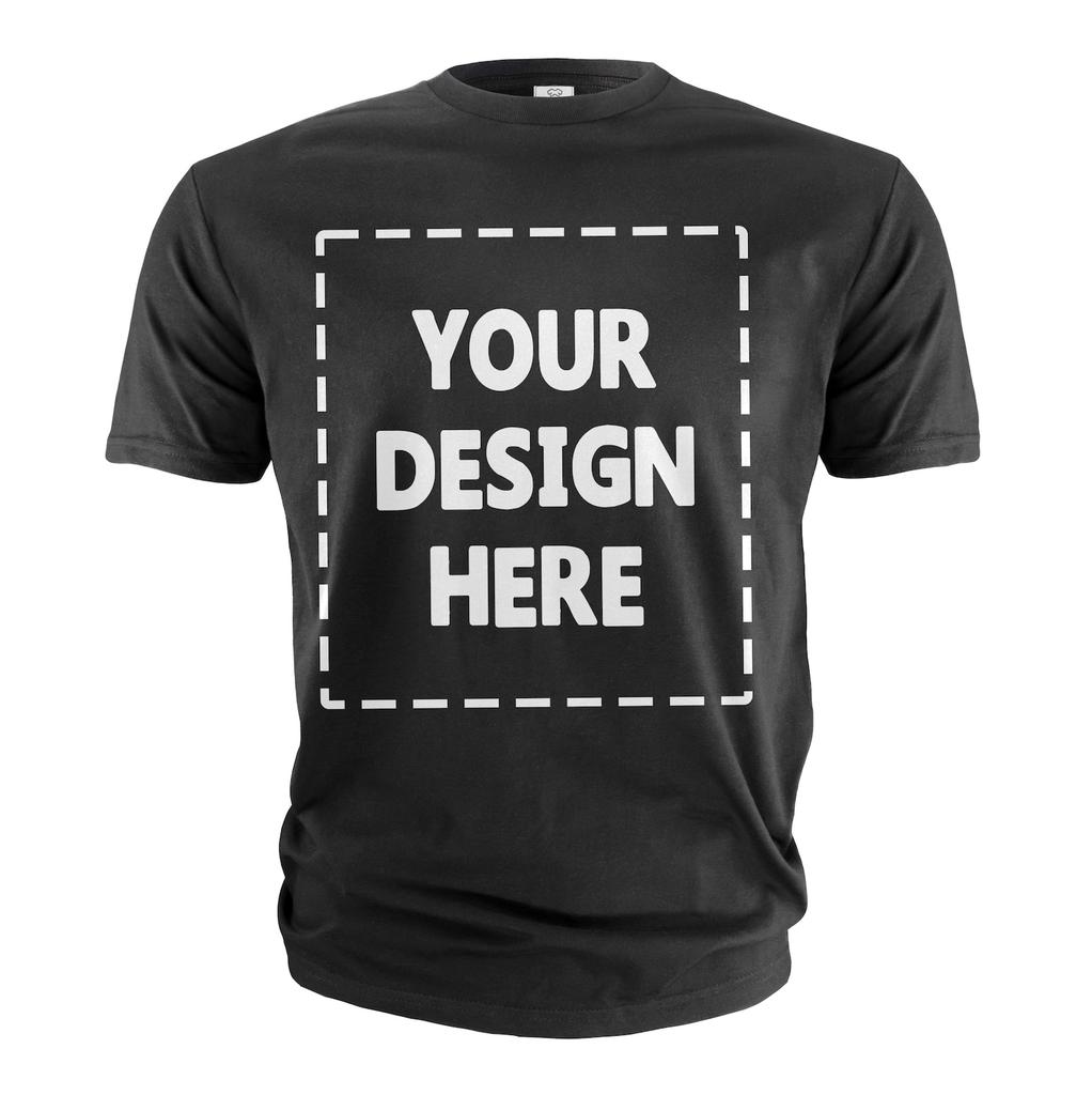 Custom T-Shirt with Your Image and Text Men Women Personalized Add Your Text and Photo Tee Shirt