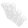 12LED Crown Shape Night Light Cute Warm White Lamp Home Decoration for Bedroom Living RoomWhite