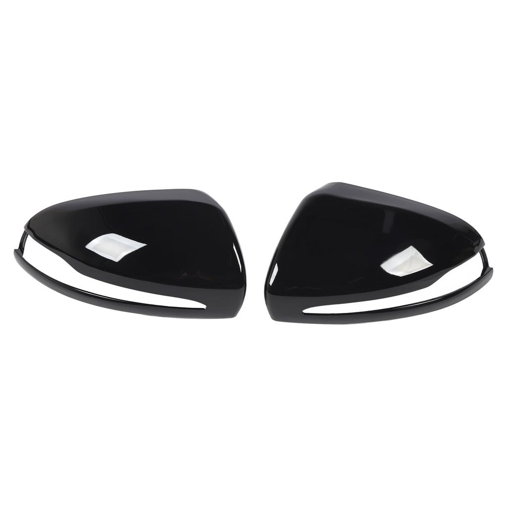2Pcs Car Rearview Mirror Cap Left Right Side Wing Mirror Cover Replacement for Benz C‑Class W205 2014 To 2025 LHD